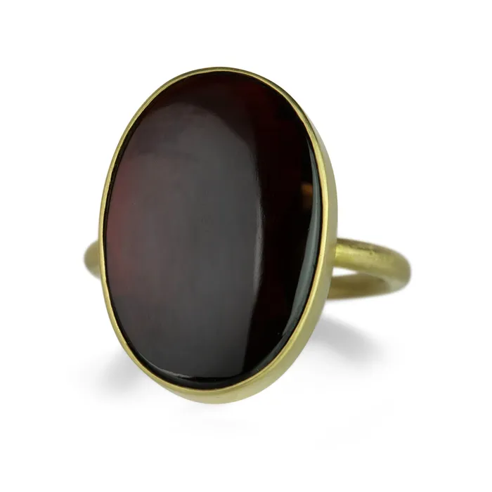 Rings Gabriella Kiss 18k Oval Almandine Garnet Ring