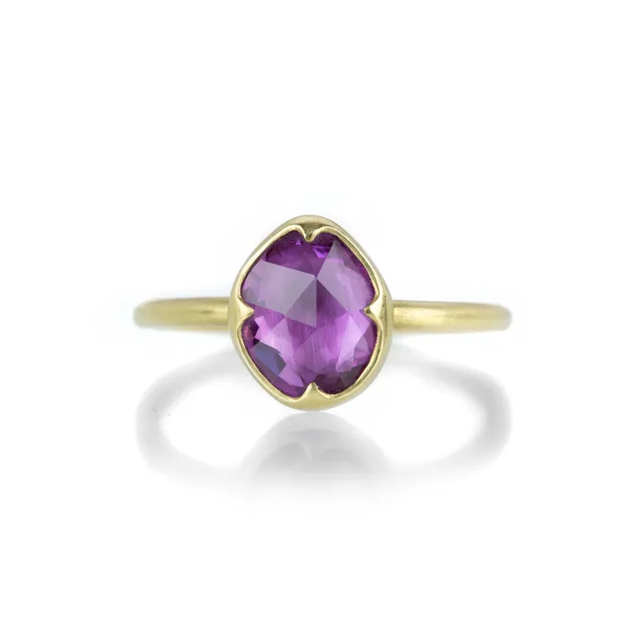 Rings Gabriella Kiss Deep Pink Sapphire Ring