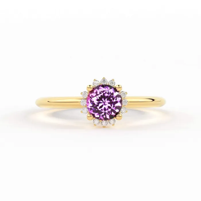 Rings Jalvi Co 080 Carat Pink Sapphire Luxury Engagement Ring Snowflake Dainty Gold Sapphire Ring Halo Ring Dainty Diamond Gemstone Cocktail Ring Rings Jalvi Co 080 Carat Pink Sapphire Luxury Engagement Ring Snowflake Dainty Gold Sapphire Ring Halo Ring Dainty Diamond Gemstone Cocktail Ring