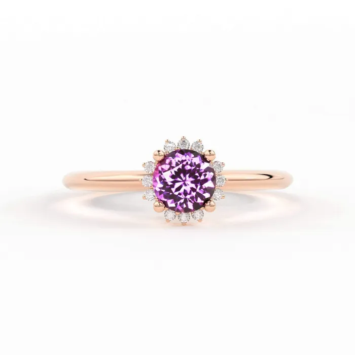 Rings Jalvi Co 080 Carat Pink Sapphire Luxury Engagement Ring Snowflake Dainty Gold Sapphire Ring Halo Ring Dainty Diamond Gemstone Cocktail Ring Rings Jalvi Co 080 Carat Pink Sapphire Luxury Engagement Ring Snowflake Dainty Gold Sapphire Ring Halo Ring Dainty Diamond Gemstone Cocktail Ring