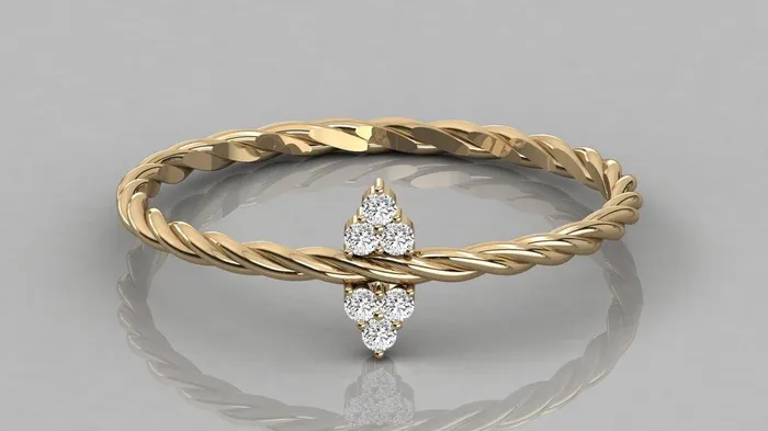 Rings Jalvi Co Twisted Rope Ring Diamond Ring in 14k Gold Birthday Gift for Her Rope Gold Diamond Band Graduation Gift Rings Jalvi Co Twisted Rope Ring Diamond Ring in 14k Gold Birthday Gift for Her Rope Gold Diamond Band Graduation Gift