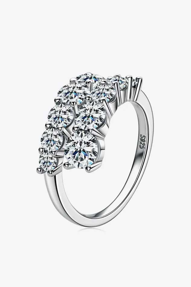 Rings Moissanite 925 Sterling Silver Ring Trendsi