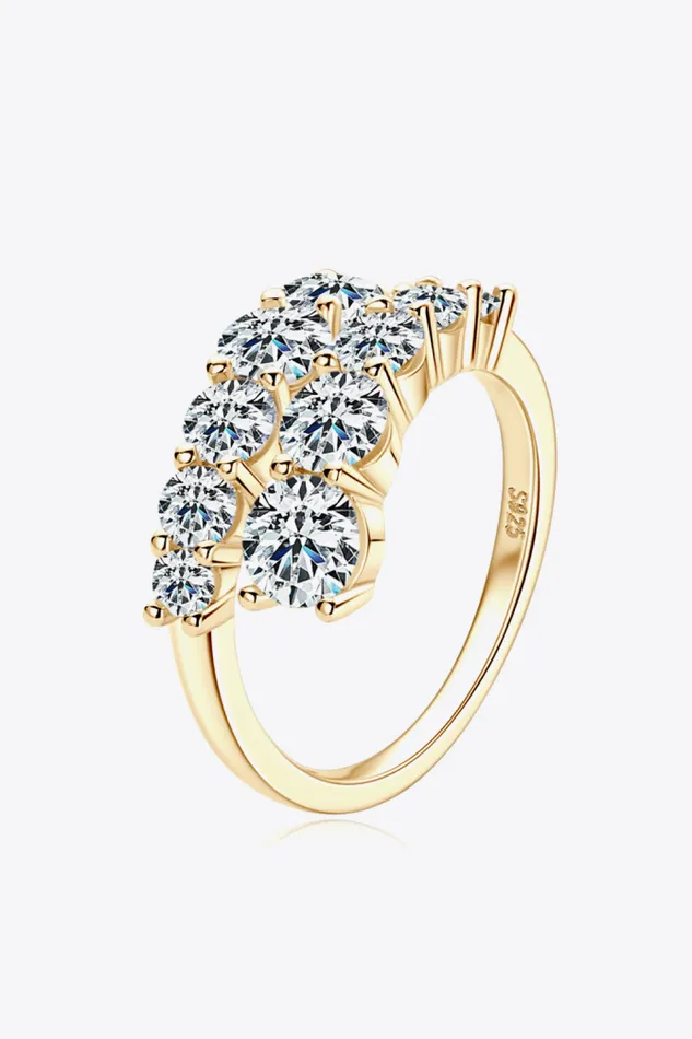 Rings Moissanite 925 Sterling Silver Ring Trendsi