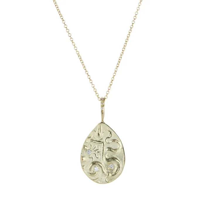 Robin Haley Necklaces Hamsa and The Snake Artifact Pendant Necklace