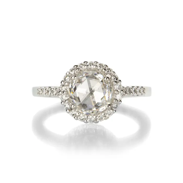 Rose Cut Diamond Ring Paul Morelli Rings