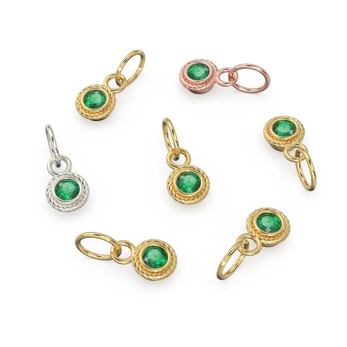 Round Solitaire Emerald 14k 18k Solid Gold Charm Pendant Jewelry Finding Emerald Charm Emerald Pendant May Birthstone Emerald Pendant Jalvi Co Necklaces Round Solitaire Emerald 14k 18k Solid Gold Charm Pendant Jewelry Finding Emerald Charm Emerald Pendant May Birthstone Emerald Pendant Jalvi Co Necklaces
