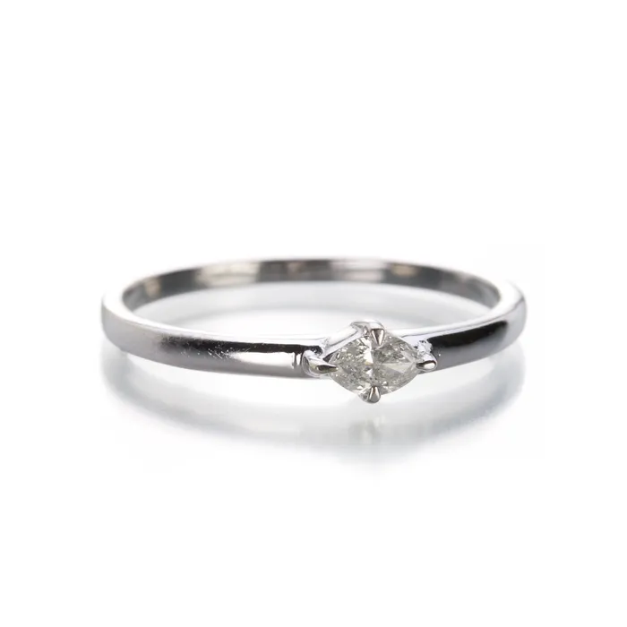 Sethi Couture Rings Marquise Solitaire Diamond Ring