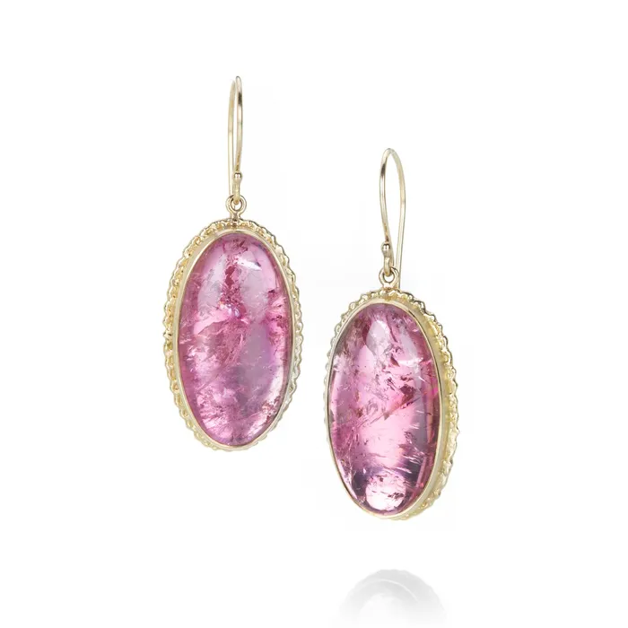 Siberian Pink Tourmaline Earrings Jamie Joseph Earrings