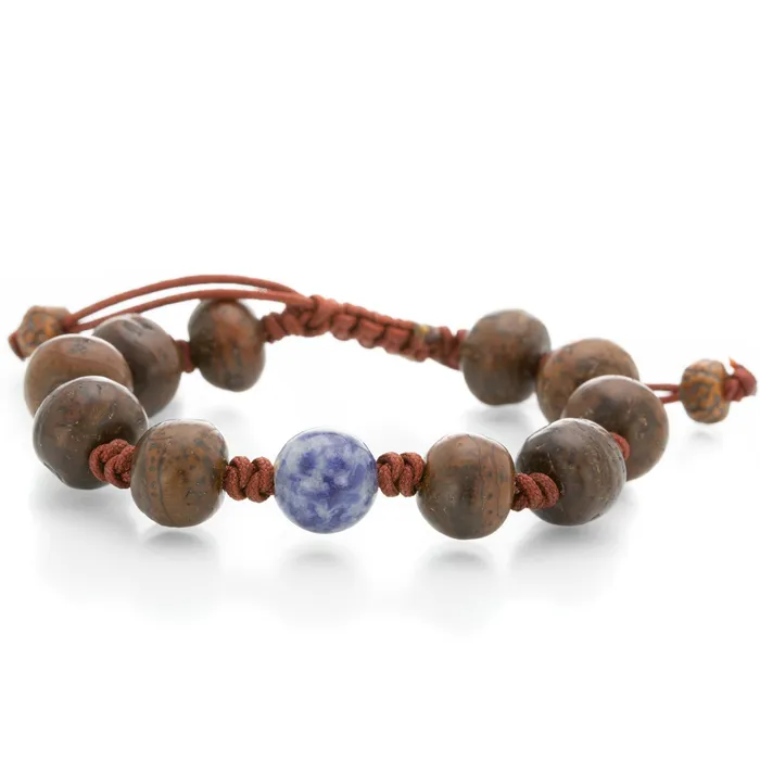 Sodalite Bodhi Seed Bead Bracelet Joseph Brooks Bracelets