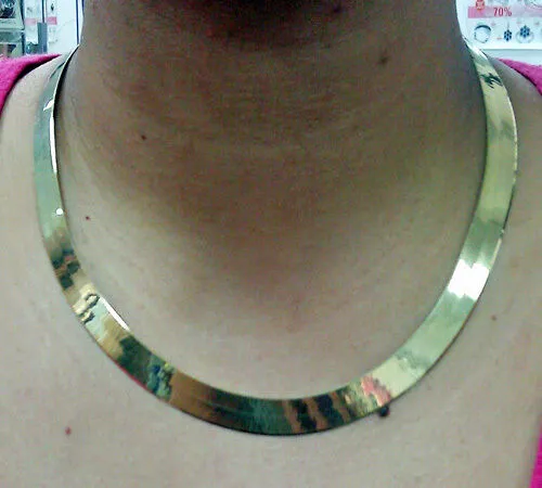 Solid 10k Yellow Gold Herringbone 9mm 20 inch Necklace Chain Gold and Diamond Necklaces