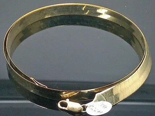 Solid 10k Yellow Gold Herringbone 9mm 20 inch Necklace Chain Gold and Diamond Necklaces