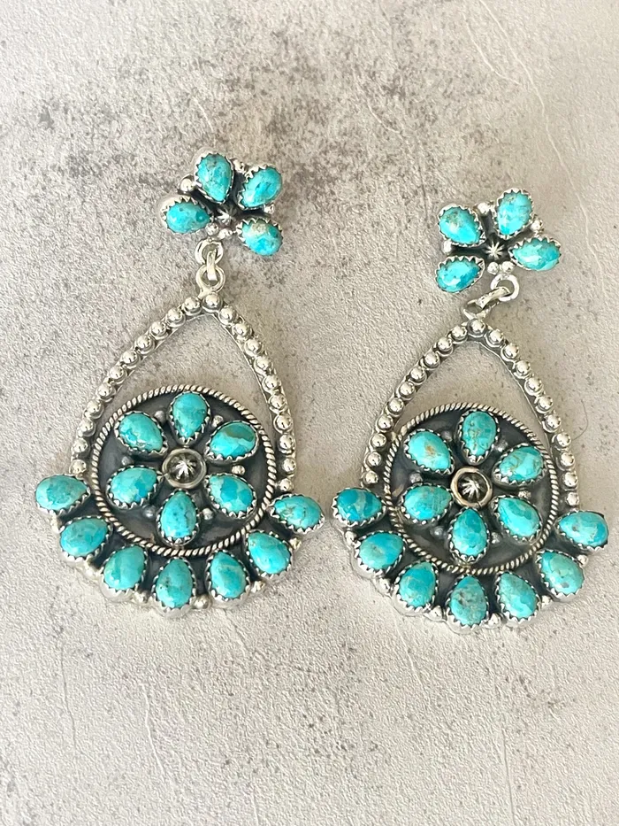 SophiaRene Boutique Earrings Sterling Silver Natural Stone Custom Statement Earrings SophiaRene Boutique Earrings Sterling Silver Natural Stone Custom Statement Earrings