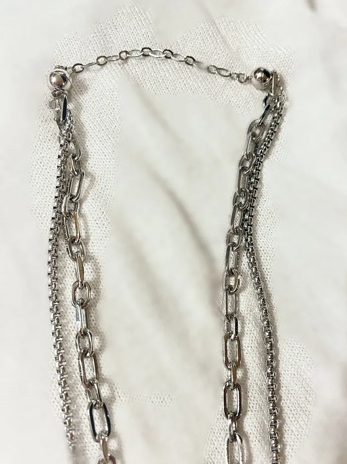 Sophiareneboutiquecom Pave Double Chain Heart Pendant Necklace Magnetic Clasp Necklaces Sophiareneboutiquecom Pave Double Chain Heart Pendant Necklace Magnetic Clasp Necklaces