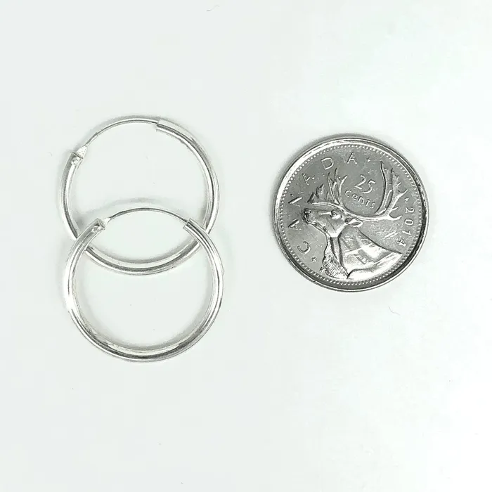 Thailand Earrings Sterling Silver Earrings Hoops