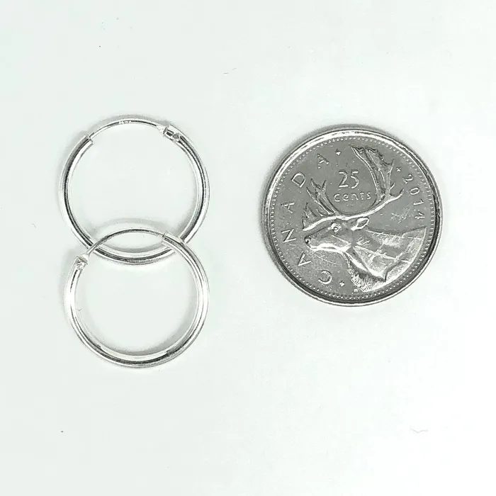 Thailand Earrings Sterling Silver Earrings Hoops