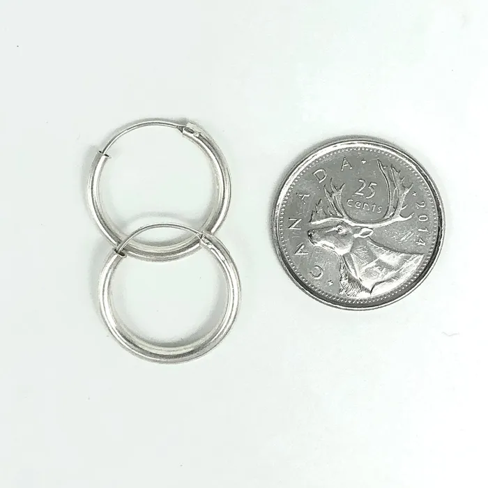 Thailand Earrings Sterling Silver Earrings Hoops