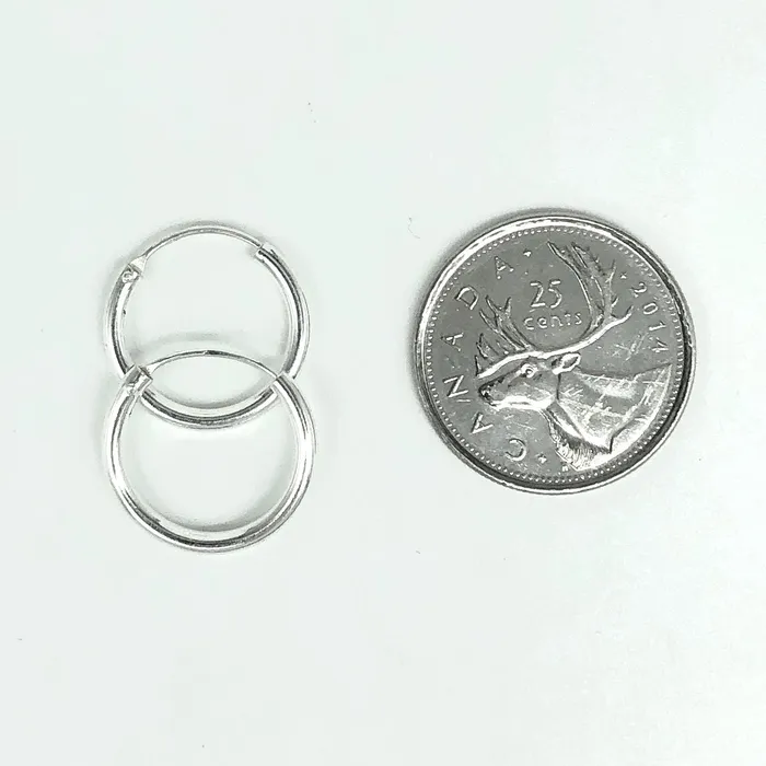 Thailand Earrings Sterling Silver Earrings Hoops