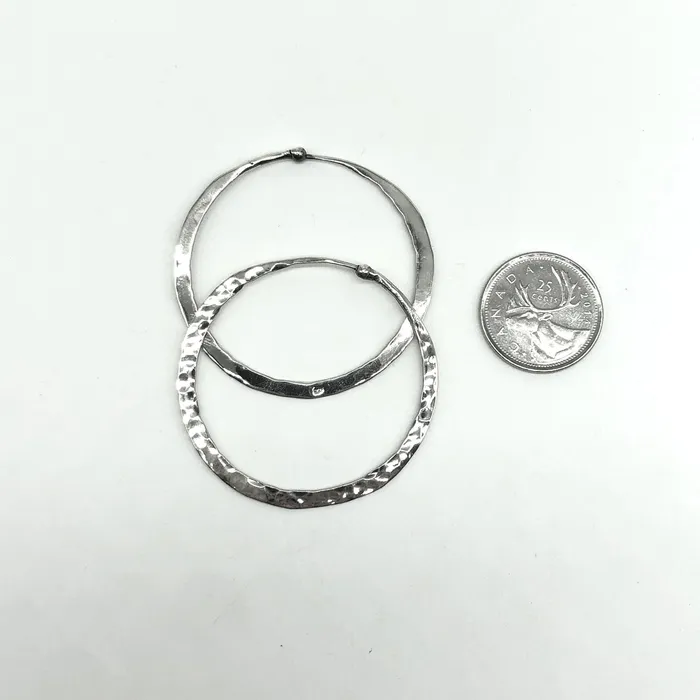 Thailand Earrings Sterling Silver Earrings Hoops