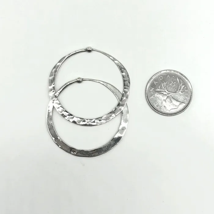 Thailand Earrings Sterling Silver Earrings Hoops