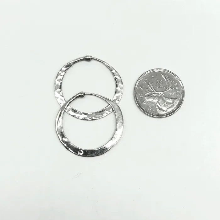 Thailand Earrings Sterling Silver Earrings Hoops