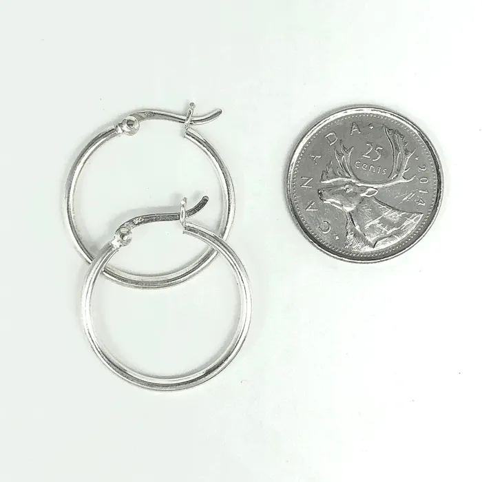 Thailand Earrings Sterling Silver Earrings Hoops