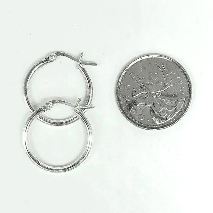 Thailand Earrings Sterling Silver Earrings Hoops