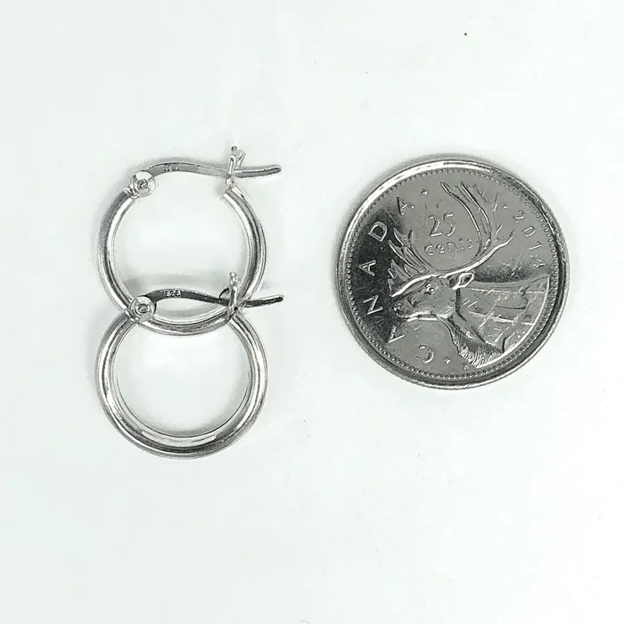 Thailand Earrings Sterling Silver Earrings Hoops