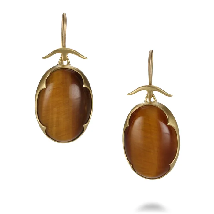 Tiger Eye Earrings Gabriella Kiss Earrings